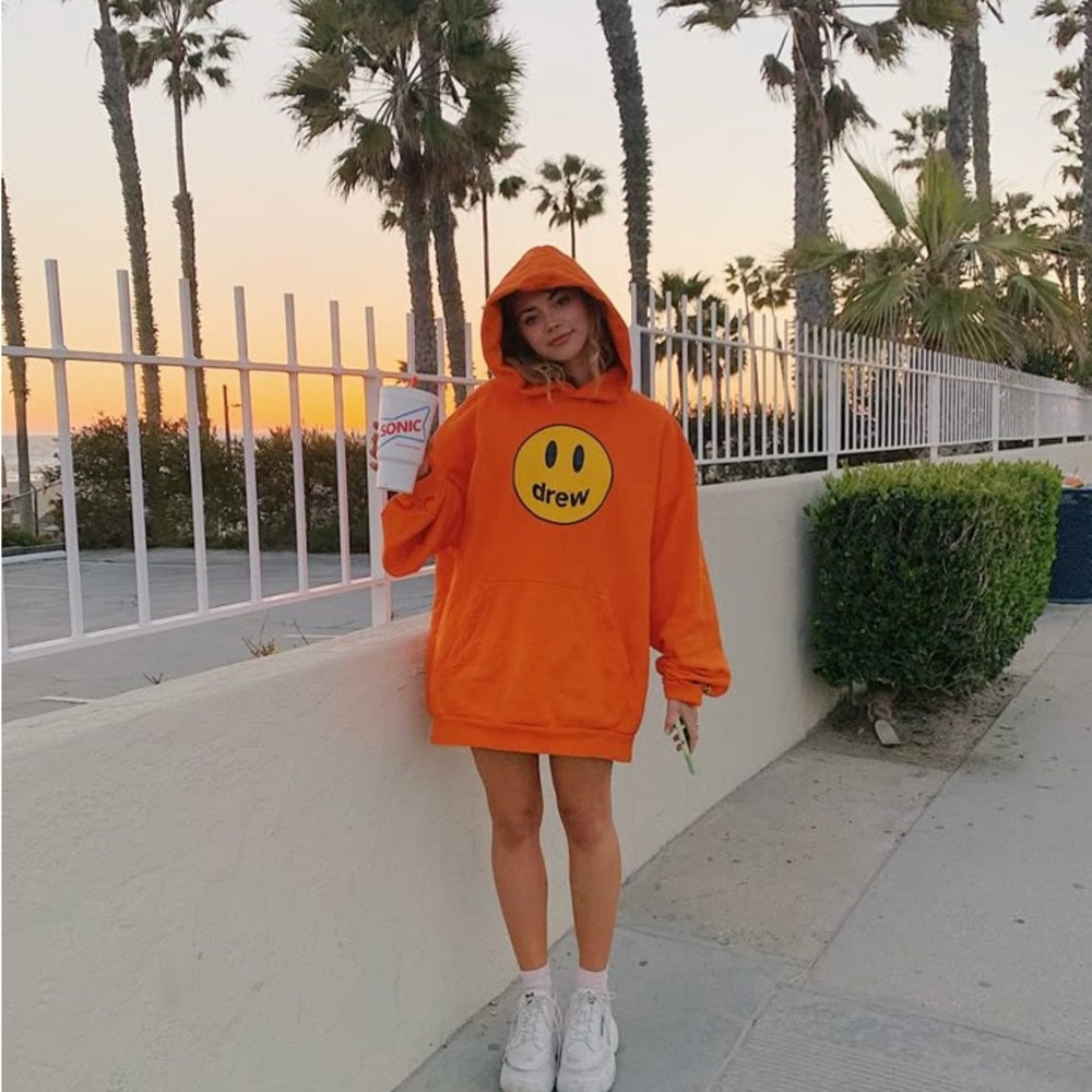 drew house Women's Bright Orange Hoodie